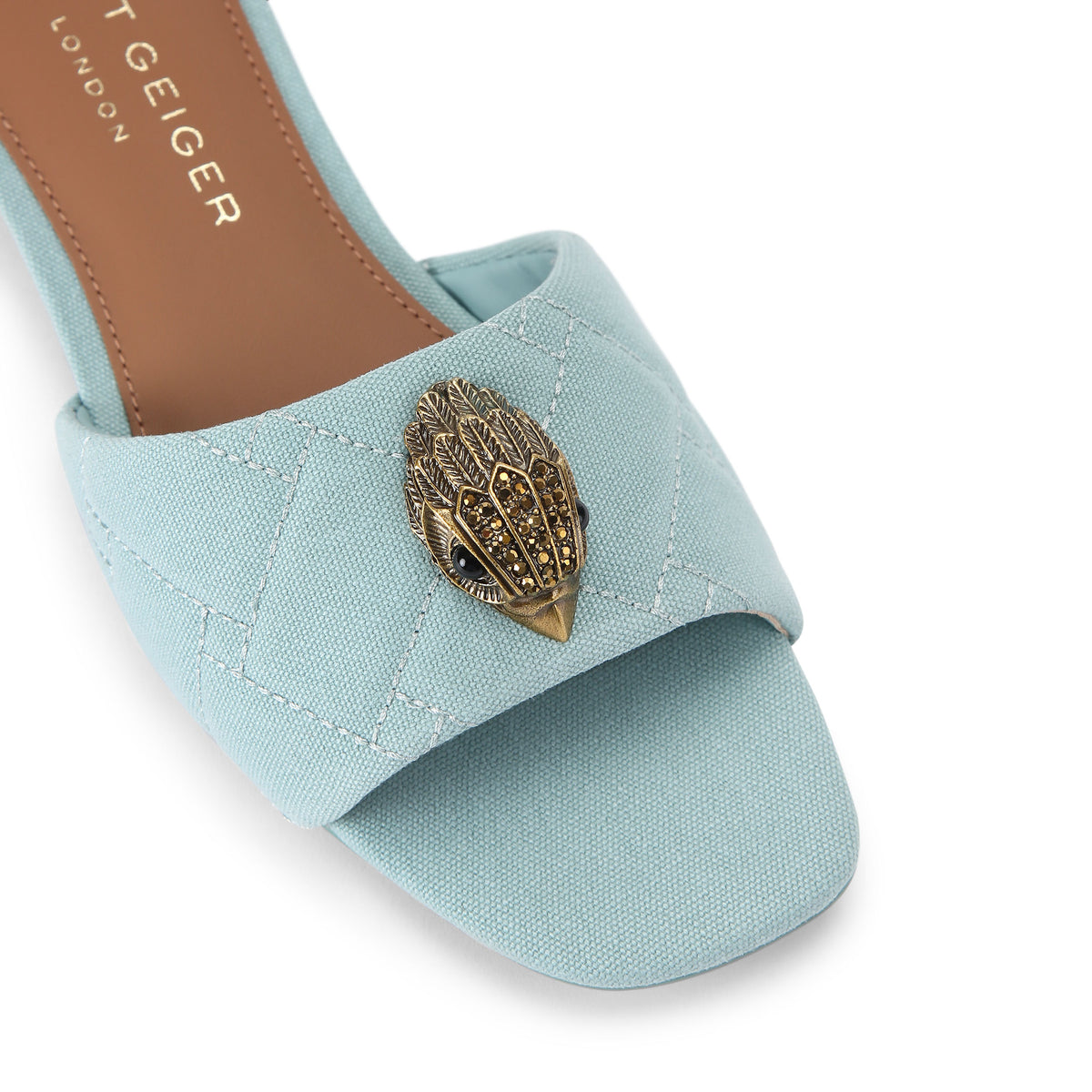 Kurt Geiger | Sandalias Planas Kensington Azul Pálido