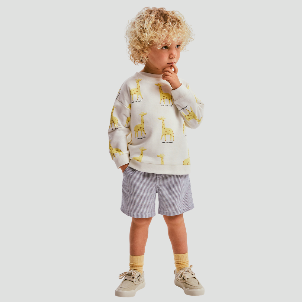 Sfera | Bermuda de Rayas Oxford para Niño
