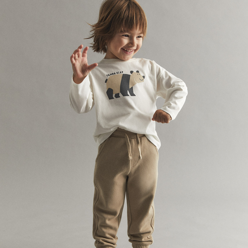 Sfera | Camiseta Estampada Oso para Niño