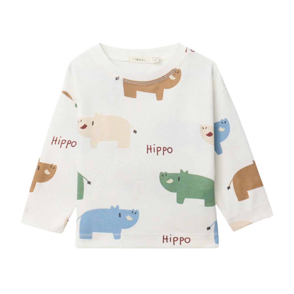Sfera | Camiseta Hipopotamo para Niño