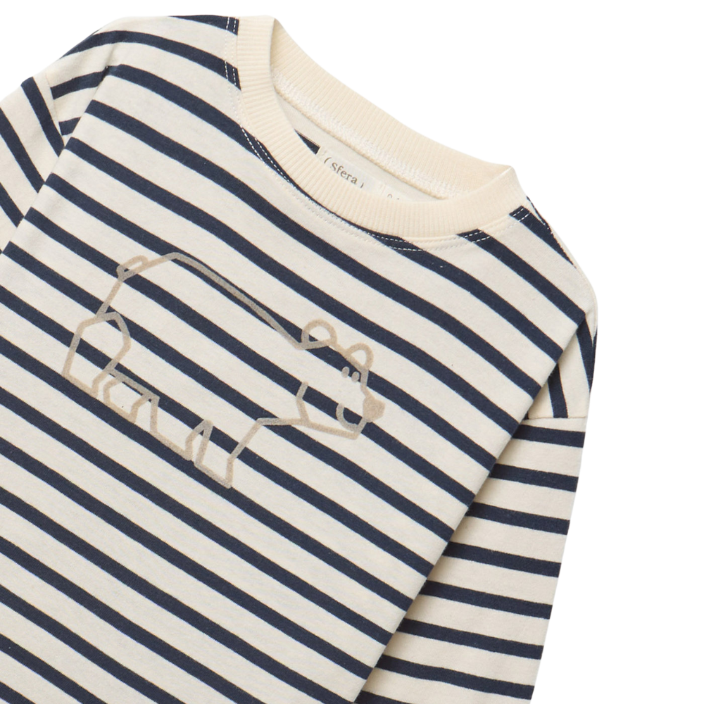 Sfera | Camiseta Rayas Oso
