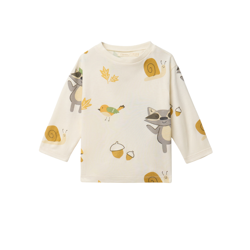 Sfera | Camiseta Estampada Mapaches