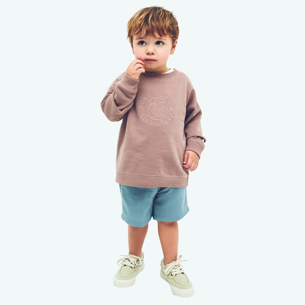Sfera | Sudadera con Bordado Central para Niño