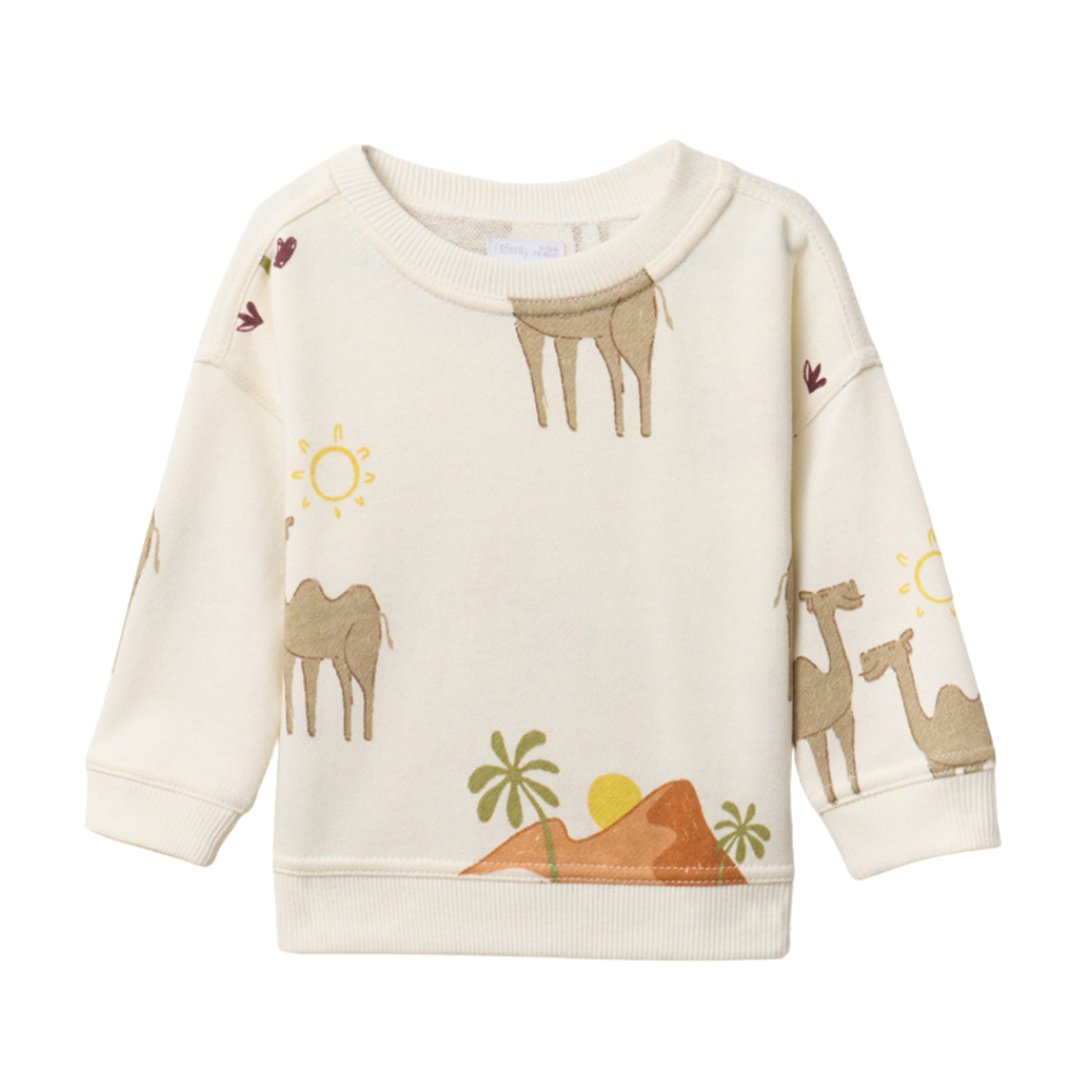 Sfera | Sudadera Estampada de Camellos para Niño