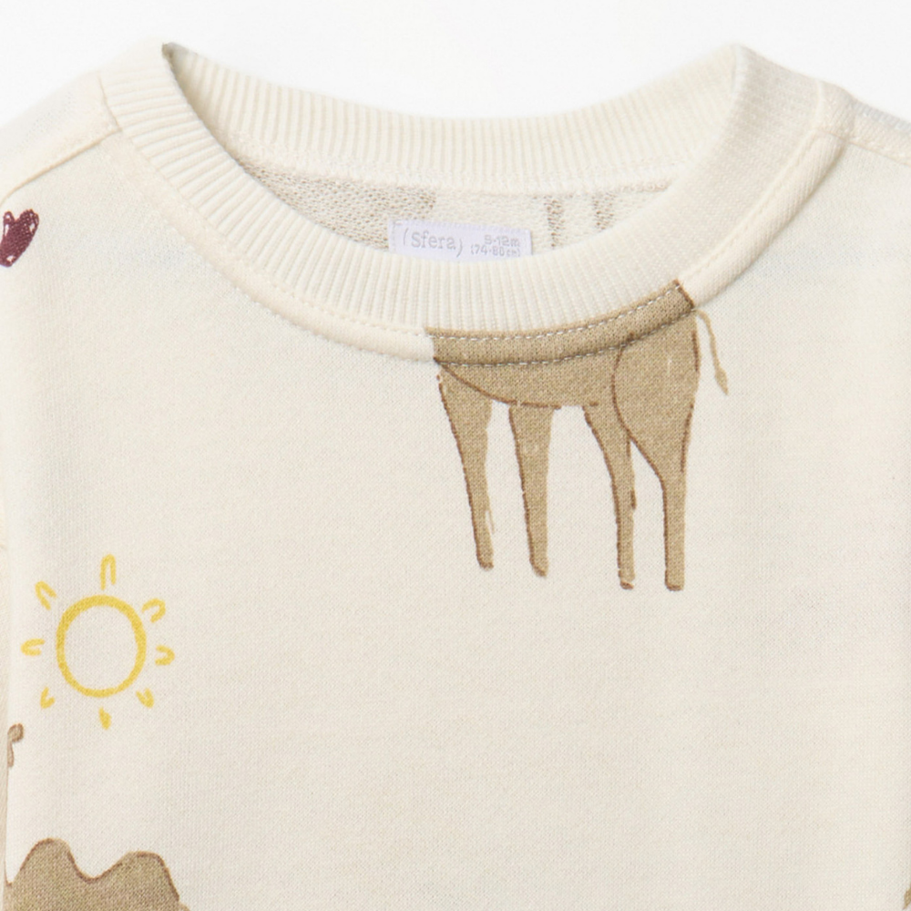 Sfera | Sudadera Estampada de Camellos para Niño
