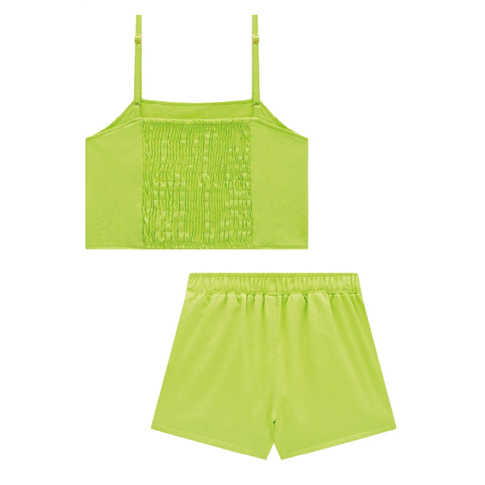 Vic & Vicky | Conjunto de Blusa y Falda Corta Para Niñas