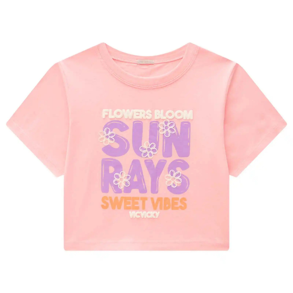 Vic & Vicky | Camiseta con Letras Para Niñas