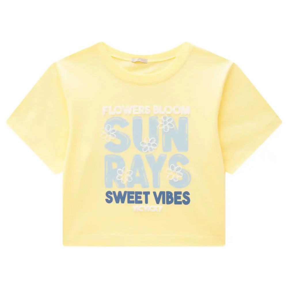 Vic & Vicky | Camiseta con Letras Para Niñas