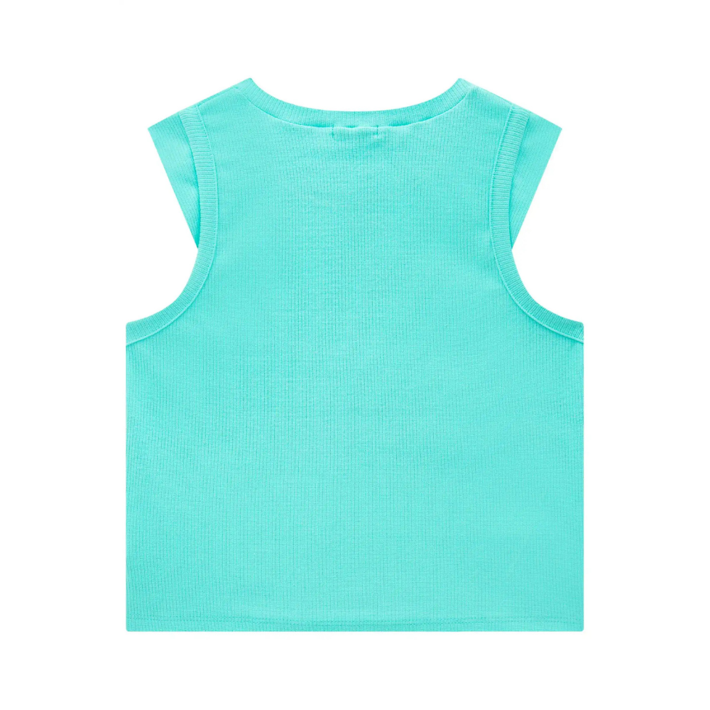 Vic & Vicky | Camiseta Sin Mangas Acanalada Para Niñas
