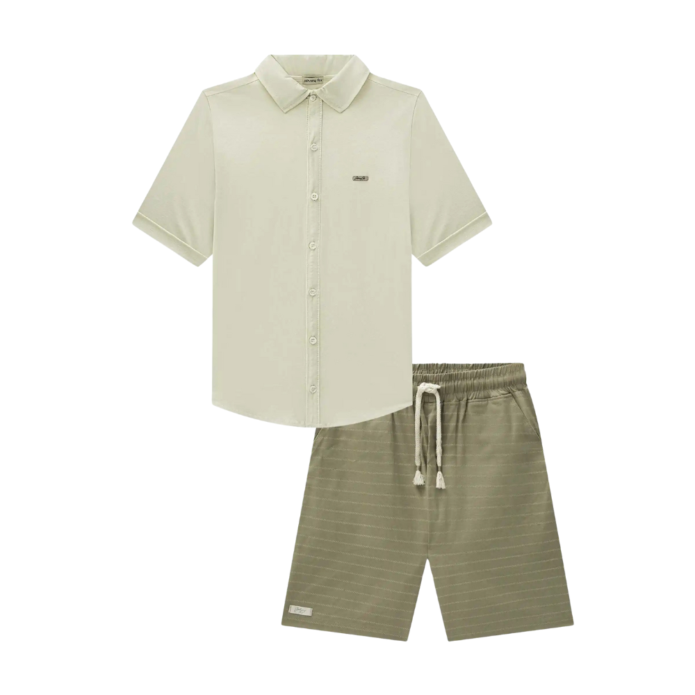 Johnny Fox | Conjunto de Camisa y Bermudas Para Niños