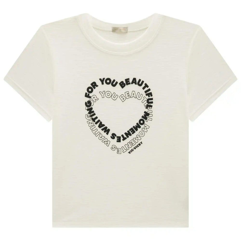 Vic & Vicky | Camiseta Estampada Para Niñas