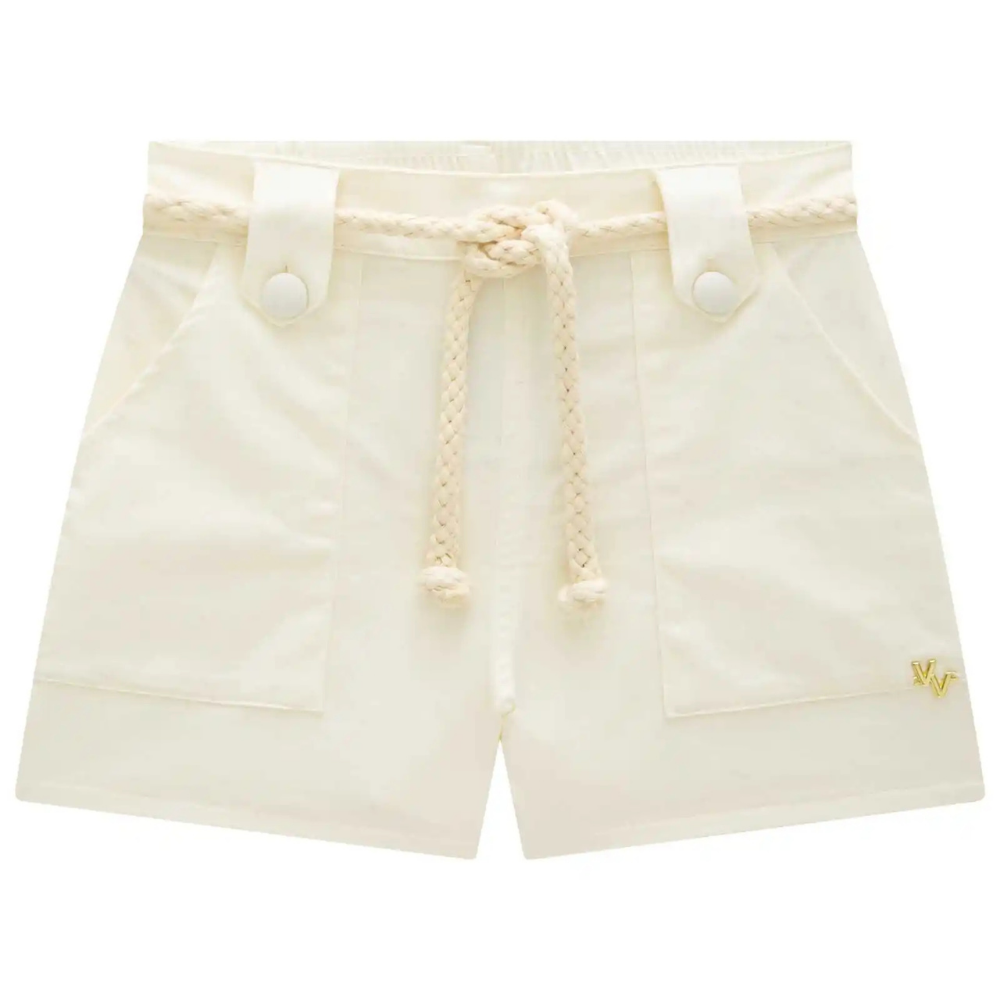 Vic & Vicky | Shorts de Sarga Para Niñas
