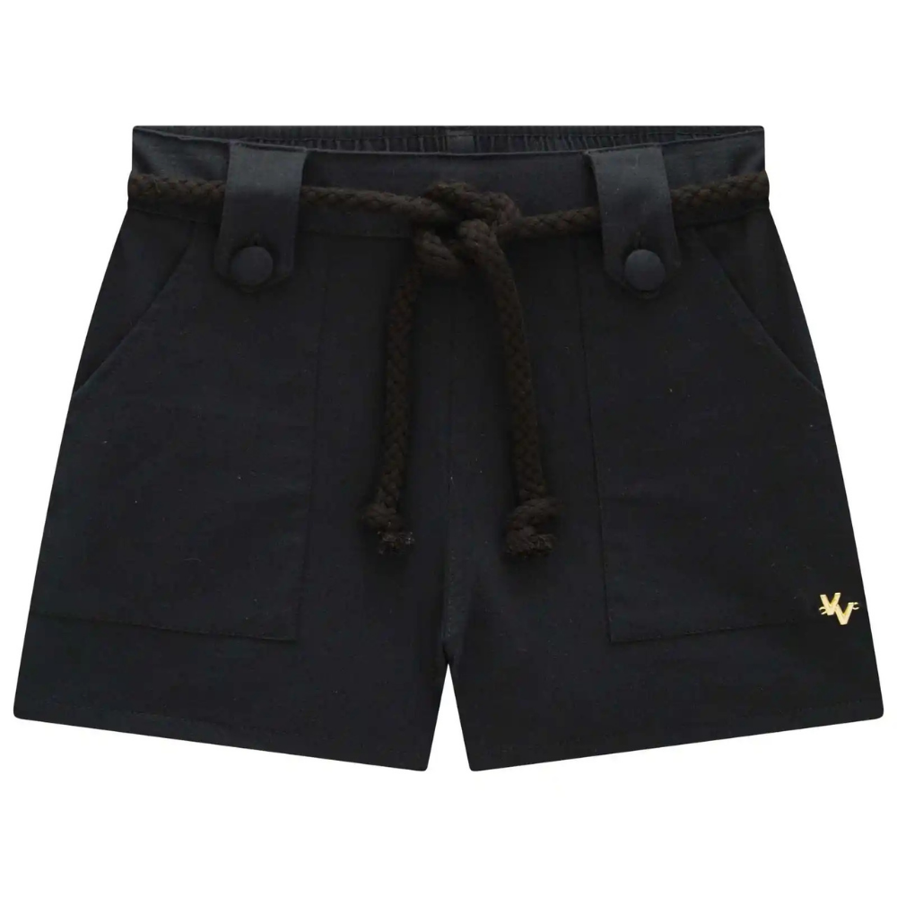 Vic & Vicky | Shorts de Sarga Para Niñas