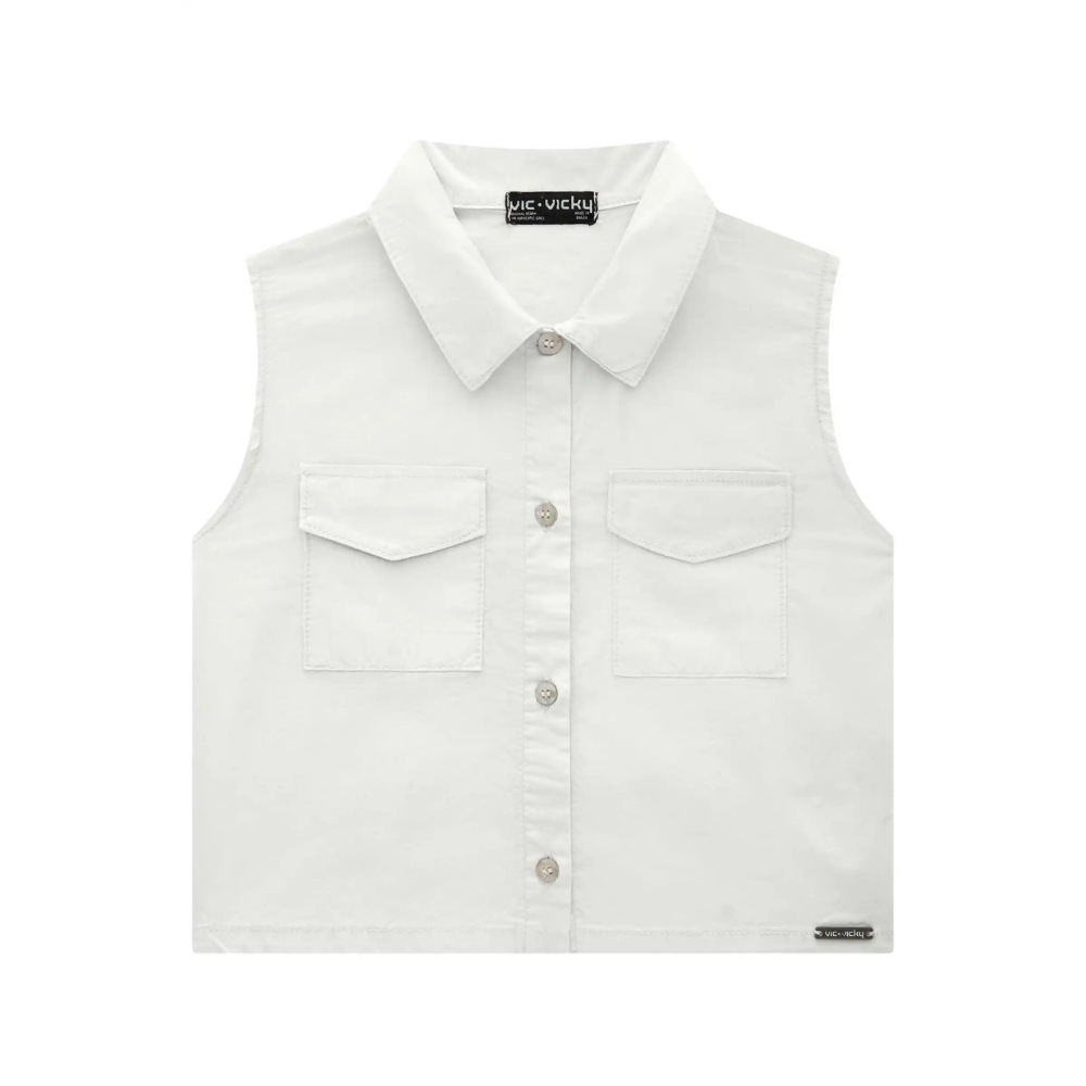 Vic & Vicky | Camisa Cuadrada Para Niñas