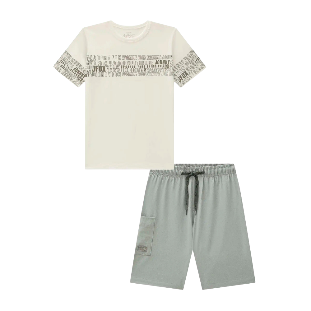 Johnny Fox | Conjunto de Camiseta y Pantalón Corto Para Niños
