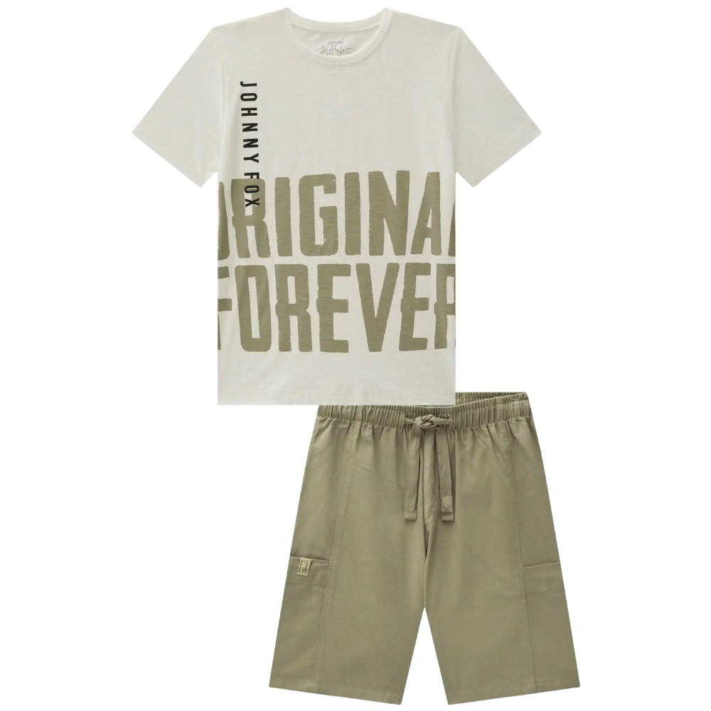 Johnny Fox | Conjunto de Camiseta y Shorts Para Niños