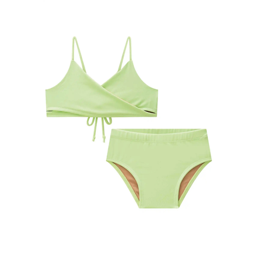 Vic & Vicky | Conjunto de Bikini de Top Cruzado Para Niñas