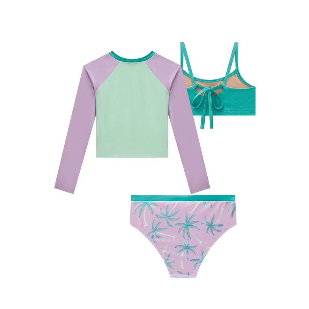 Vic & Vicky | Traje de Baño Manga Larga Para Niñas