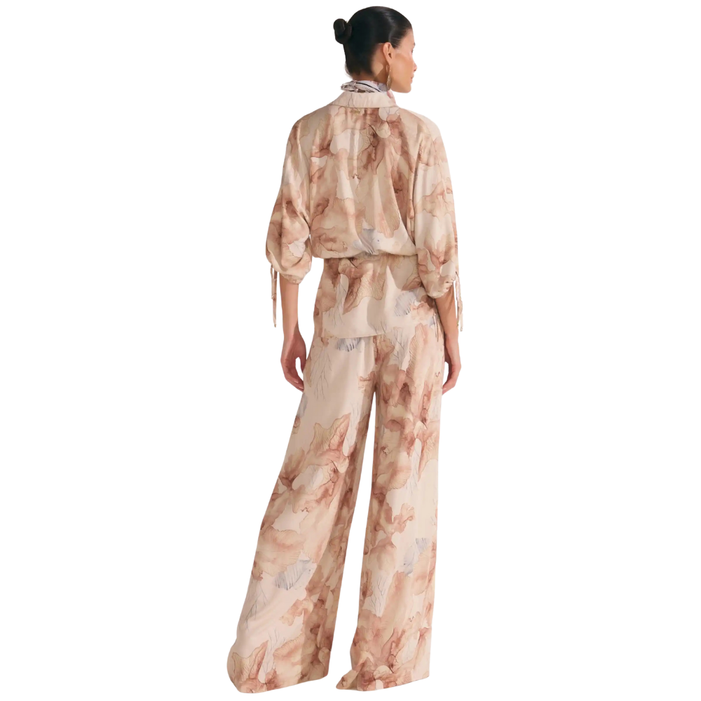 Linzzi | Pantalones Palazzo en Crepé para Dama