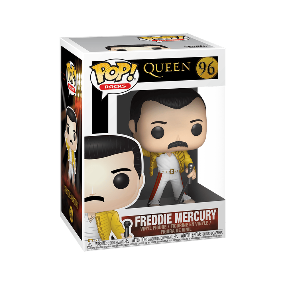 Funko  | Pop Rocks:Queen-Freddy Mercury Wembley 1986 Fig. Vinil
