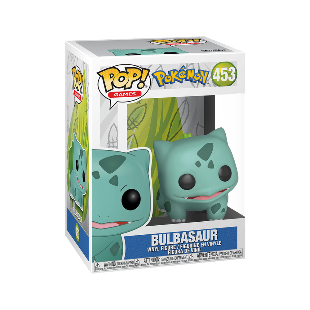 Funko  | Pop Games:  Pokemon-Bulbasaur Fig. Vinil