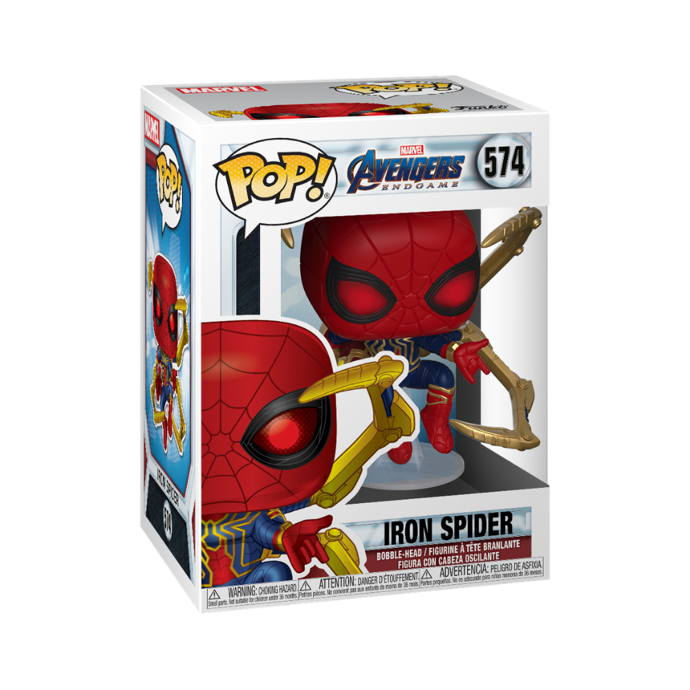 Funko  | Pop Marvel: Endgame Iron Spider Fig. Cabeza Oscilante