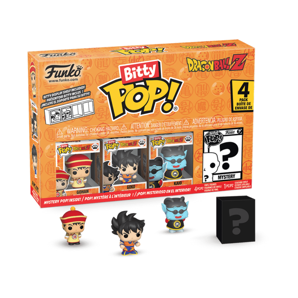 Funko  | Asst Bitty Pop 4pk: Dragon Ball Z 12pc Pdq Fig. Vinil