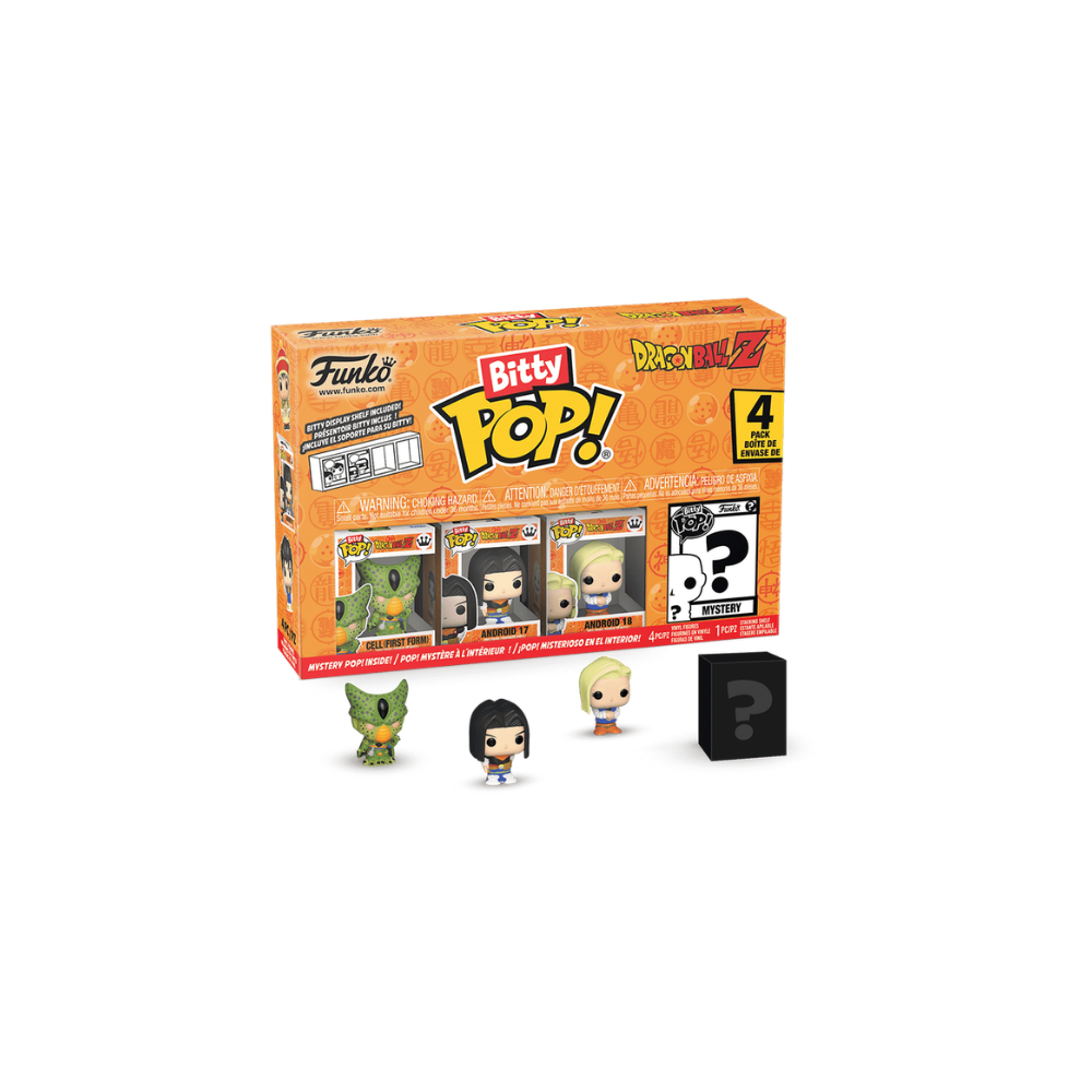 Funko  | Asst Bitty Pop 4pk: Dragon Ball Z 12pc Pdq Fig. Vinil