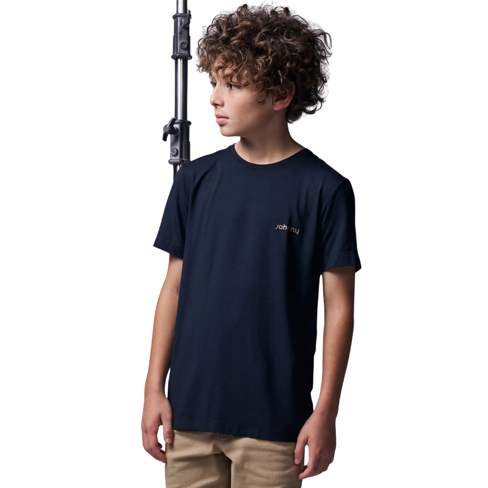 Johnny Fox | Camiseta Básica de Manga Corta para Niño