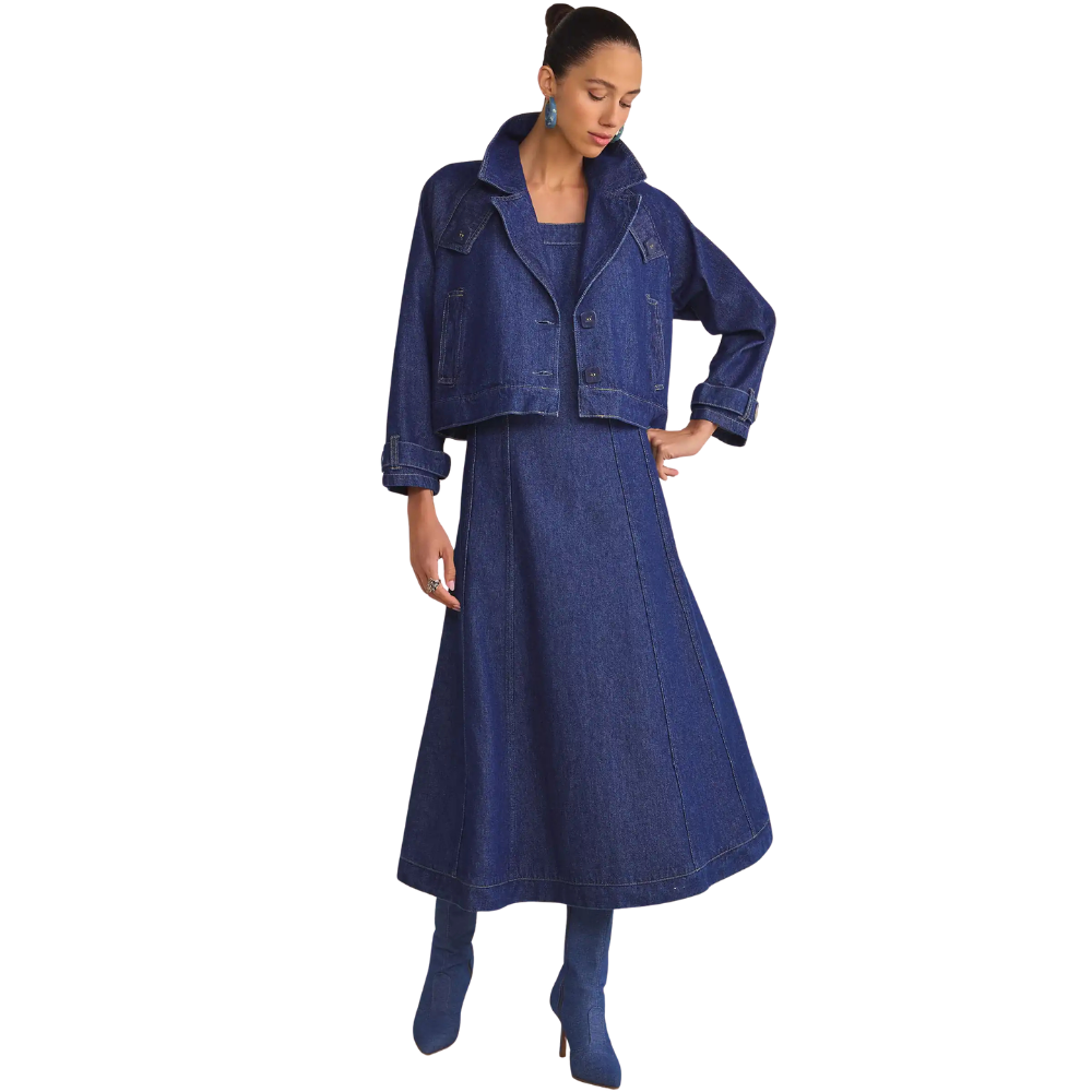 Linzzi | Chaqueta Vaquera Ancha para Dama