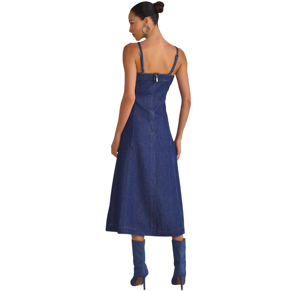 Linzzi | Vestido Maxi Midi Vaquero para Dama