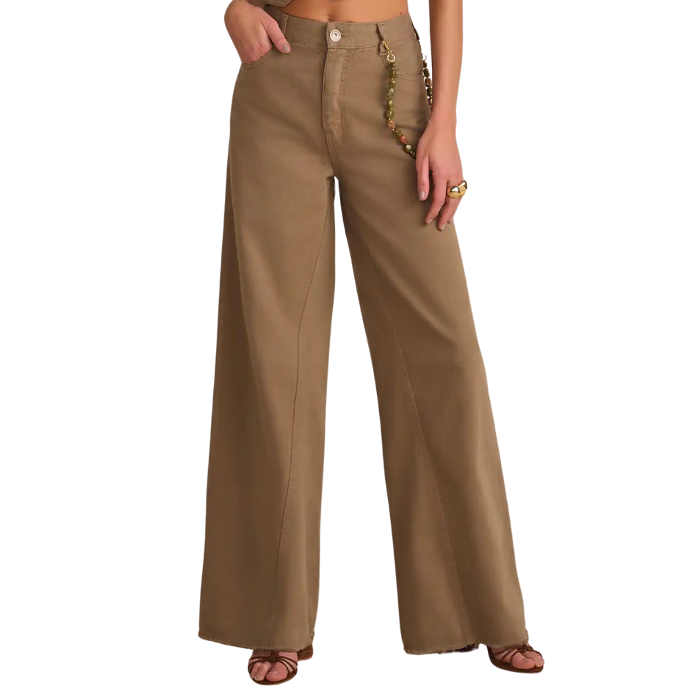 Linzzi | Pantalones Rectos en Sarga para Dama
