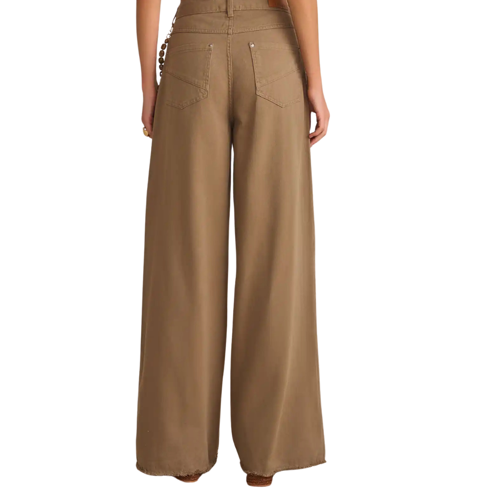Linzzi | Pantalones Rectos en Sarga para Dama