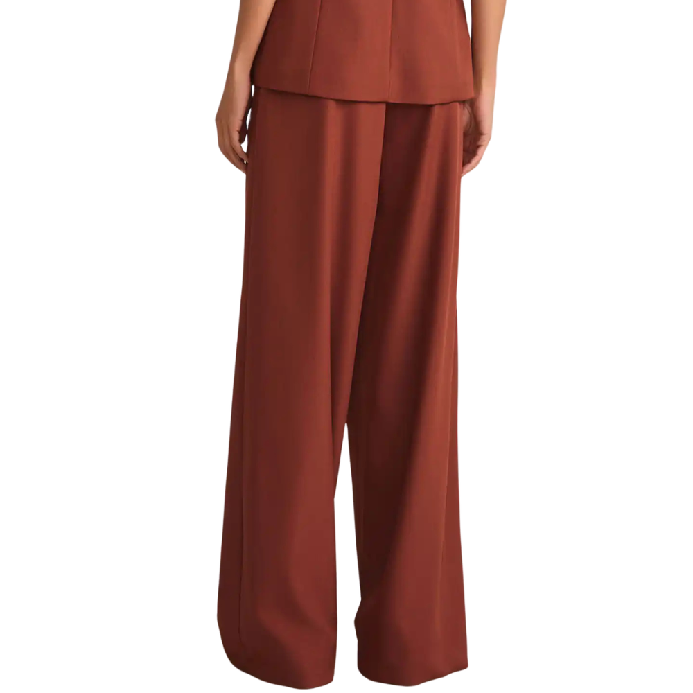 Linzzi | Pantalón Sastrero Wide-Leg de Tiro Alto para Dama