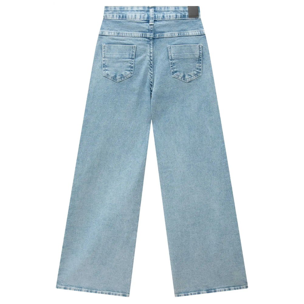 Vic Vicky | Pantalón Jeans Wide Leg de Tiro Alto para Niña