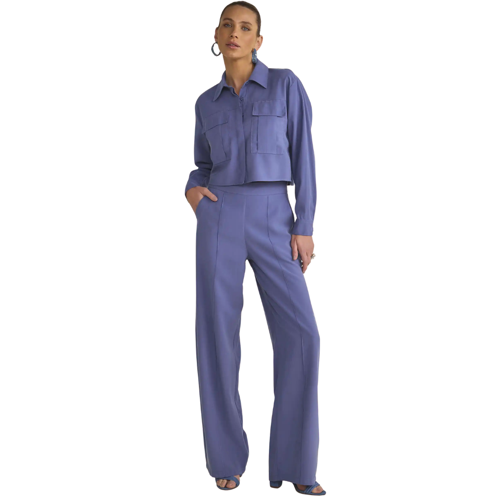 Linzzi | Camisa en Tela estilo Sastre para Dama
