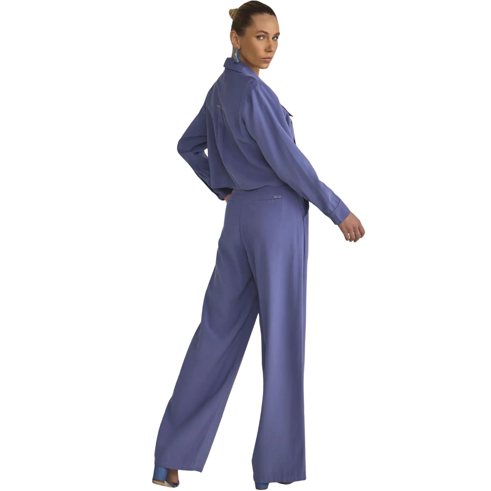 Linzzi | Camisa en Tela estilo Sastre para Dama