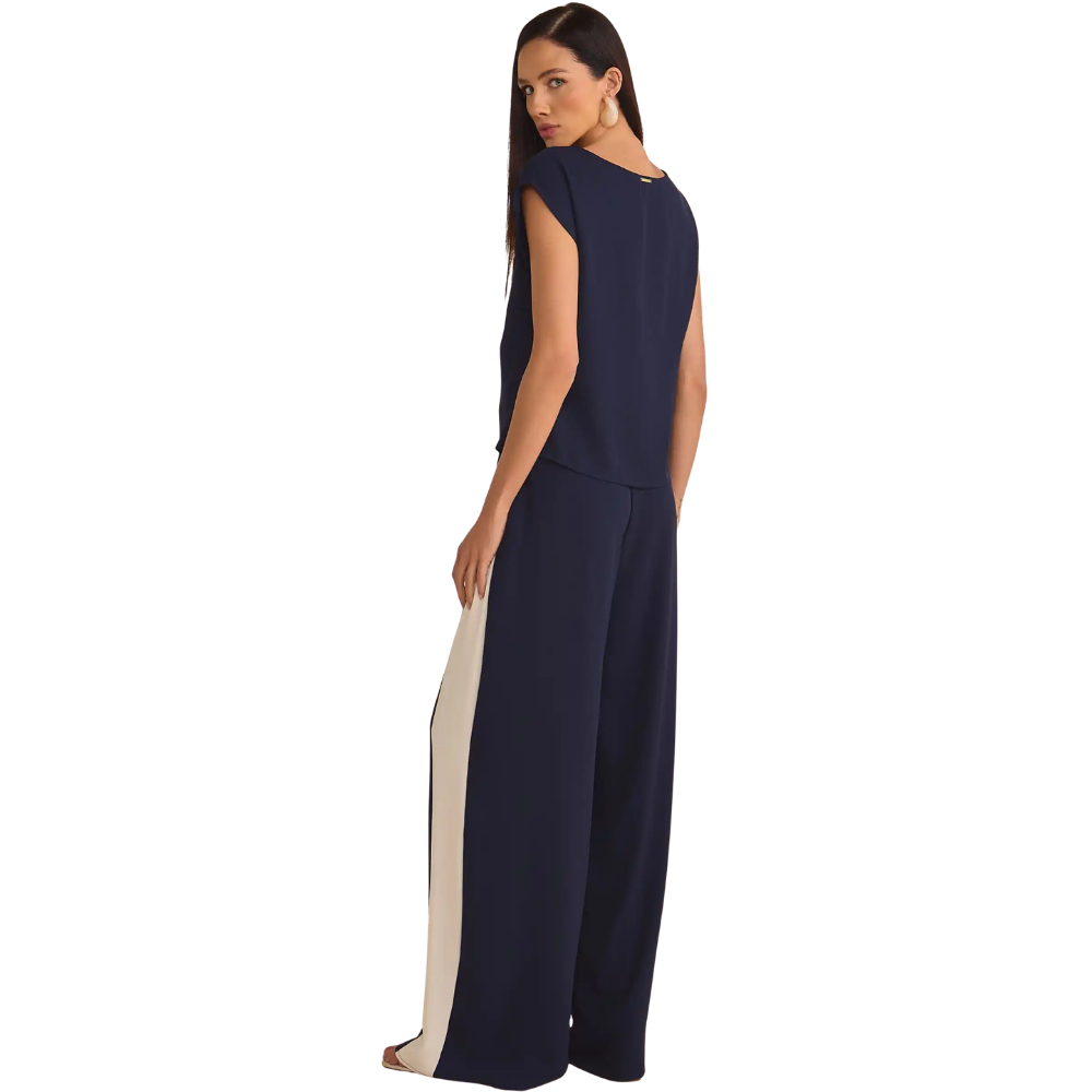 Linzzi | Blusa de Crepé de Sastrería para Dama