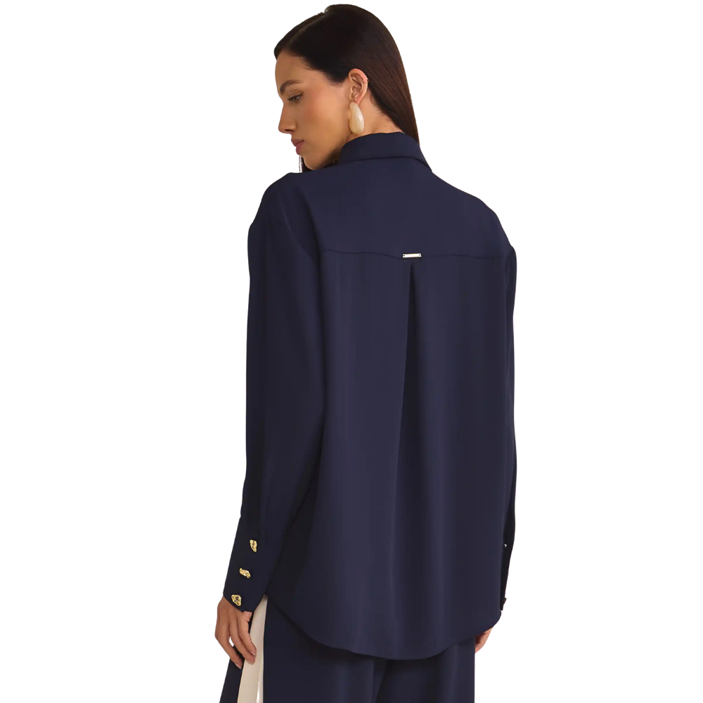 Linzzi | Camisa de Crepé a Medida para Dama