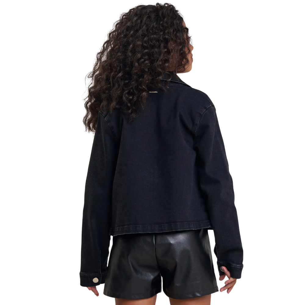 Vic Vicky | Chaqueta Denim Corta en Lavado Oscuro para Niña