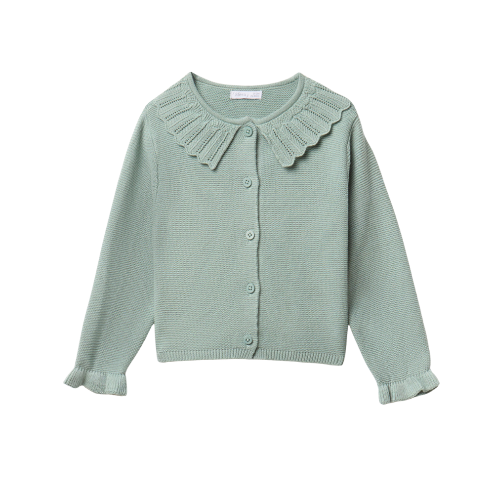 Sfera | Chaqueta Con Detalle de volante en puño.