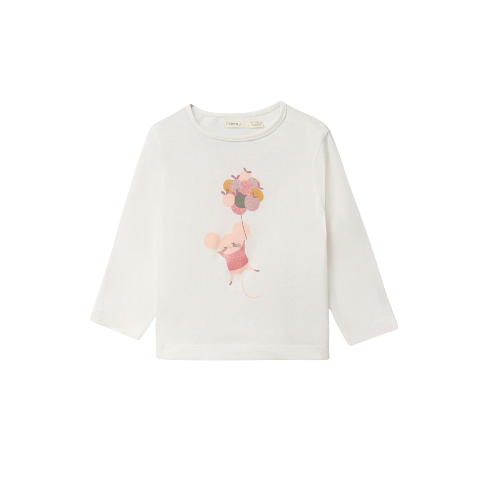Sfera | Camiseta Ratoncito para Niña