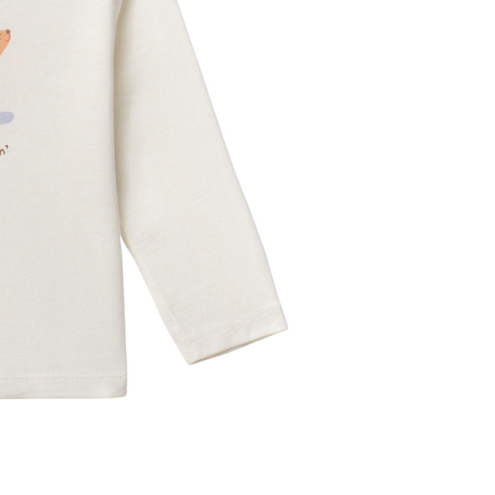 Sfera | Camiseta Manga Larga Con Gráfico Delantero