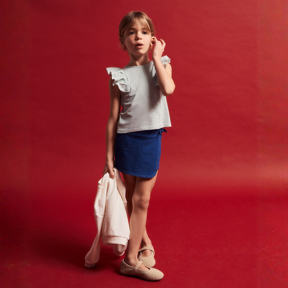 Sfera | Camiseta Volante para Niña