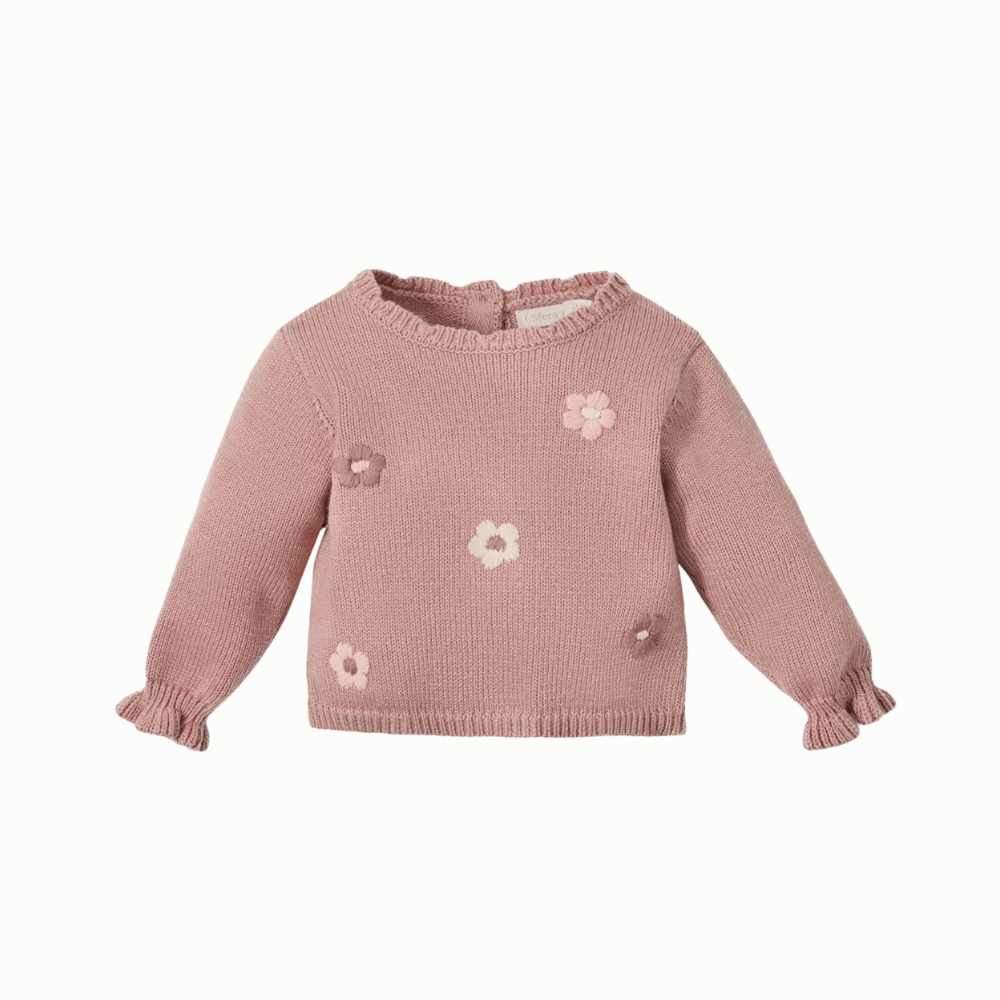 Sfera | Jersey Flores Bordadas