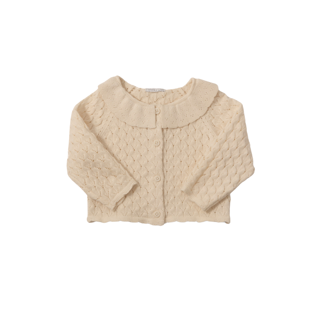 Sfera | Chaqueta con Cuello y Volante para Niña Bebé