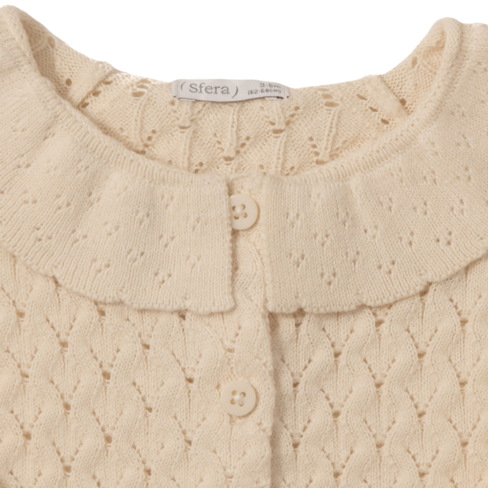 Sfera | Chaqueta con Cuello y Volante para Niña Bebé