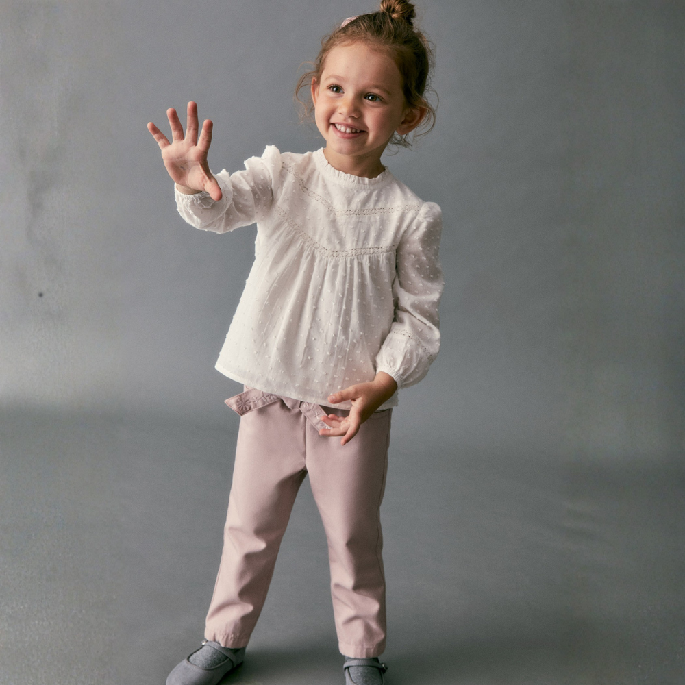 Sfera | Pantalón Canvas Cinturón para Niña