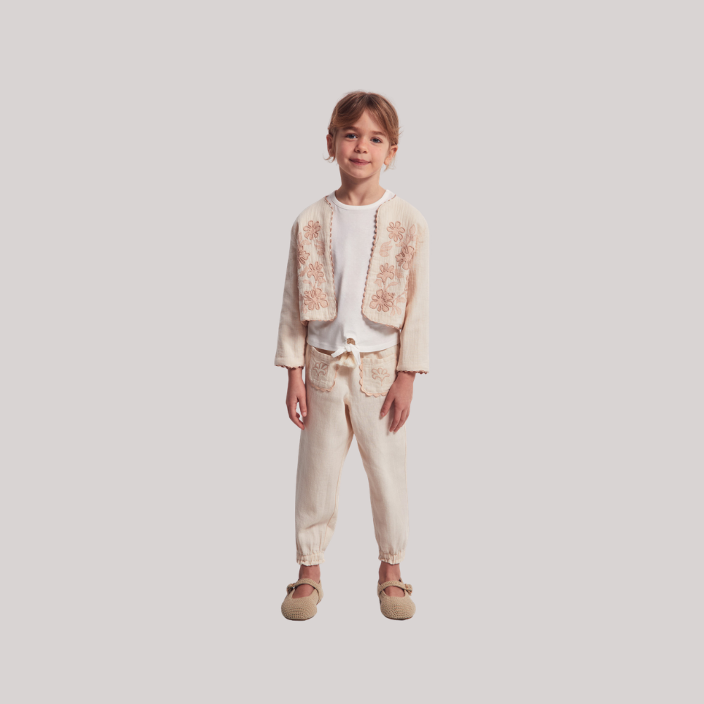 Sfera | Pantalón rústico bordado