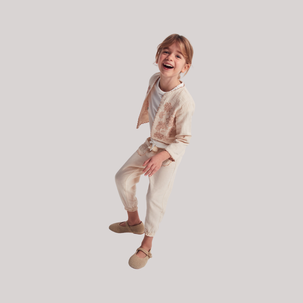 Sfera | Pantalón rústico bordado